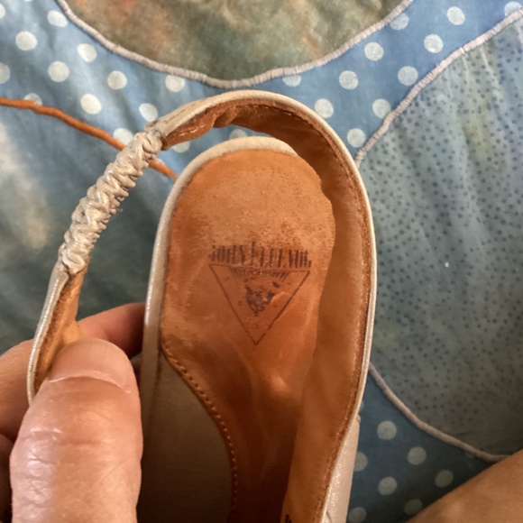 John Fluevog mule slingback wedge size 7 - Picture 4 of 8